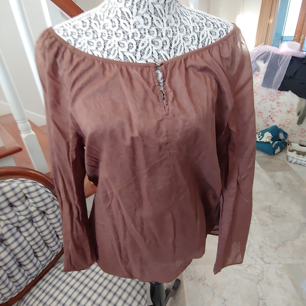 Light weight loose womens quality talbots top size 16